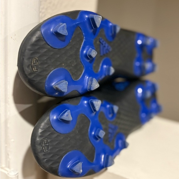 Adidas Goletto VII FG Junior Soccer Cleats FV2894 - Black Blue Youth Size 4.5 Y - Picture 9 of 10